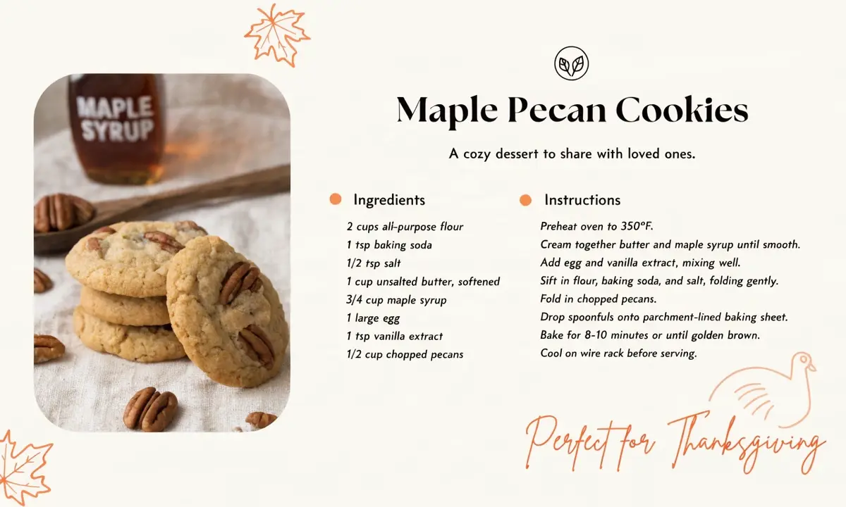 Maple Pecan Cookie