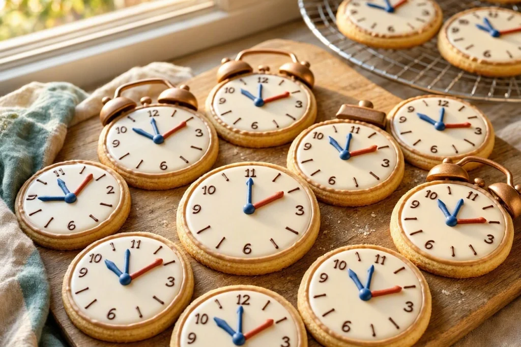 Countdown Clock Sugar Cookies