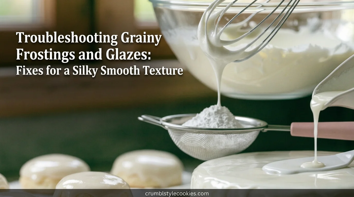 Troubleshooting Grainy Frostings and Glazes: Fixes for a Silky Smooth Texture